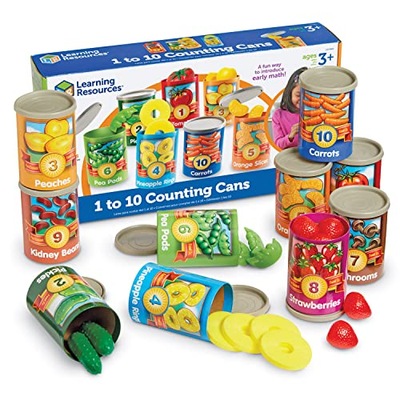 Learning Resources 1 to 10 Counting Cans