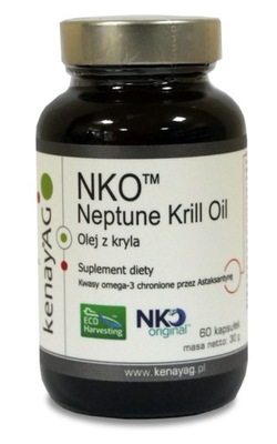 Olej z kryla NKO Neptune Krill Oil 60 kaps. Kenay