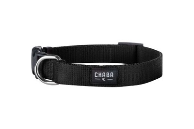 Obroża regulowana classic #L czarna CHABA