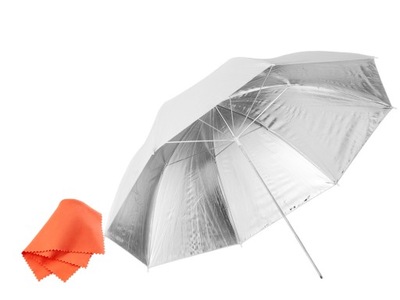 Parasolka odbijająca FreePower 110cm Srebrna