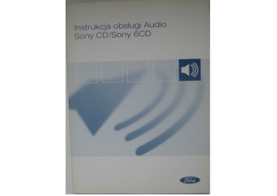 Ford Sony CD obsługa audio Sony 6 CD Ford PL