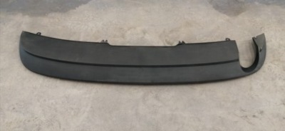 Накладка спойлер бампера задня audi a4 b9 фото №1