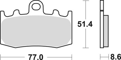 TRW ZAPATAS DE FRENADO KH335 SINTER STREET BMW R1100  