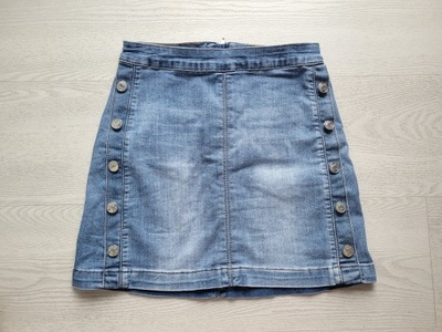 Jeansowa spódniczka spódnica dżins 36,S zasuwak