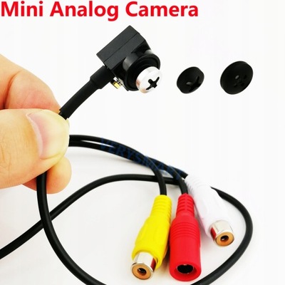 Mini analogowa kamera do monitoringu HD z obiektywem 3,7 mm 3 w 1