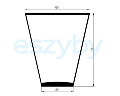 СКЛО ЗАРЯДКА CAT 902, 906, 908 ПЕРЕДНЯ 1380263