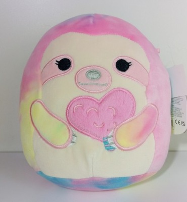 Maskotka pluszak Walentynki Squishmallows 19cm Whim leniwiec