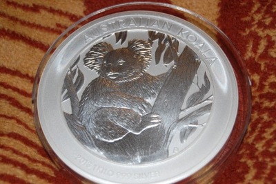 Koala 1kg srebra 999 1000 gram