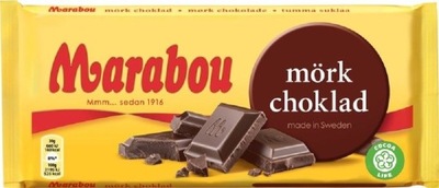 Marabou Mork Choklad Czekolada ciemna 185g