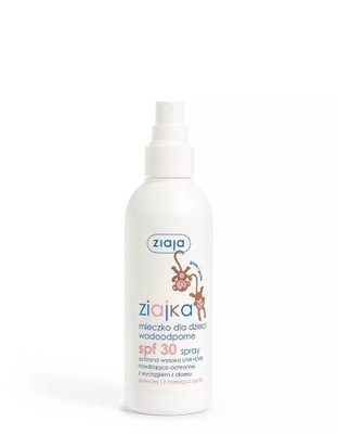 ZIAJA ZIAJKA MLECZKO DLA DZIECI WODOODPORNE SPF 30 170 ml