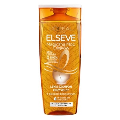 L'OREAL ELSEVE Magiczna Moc Olejków Lekki szampon odżywczy, 400ml