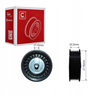 Ролик направляющая направляющая ремень клиновой do renault logan i 1.5 фото №1