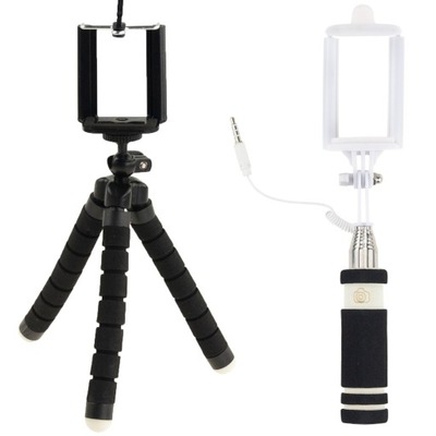 KIJEK DO SELFIE STICK TRIPOD STATYW giętki ZDJĘĆ