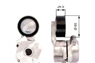 Gates натягувач ремінь багаторучейковий citroen jumper фото №1