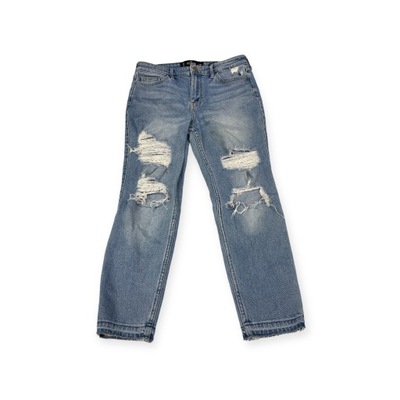Spodnie jeansowe damskie dziury Hollister W27/L24
