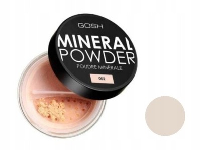 Puder mineralny GOSH mineral 002 Ivory 8 g poudre minerale