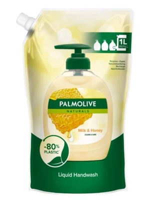 PALMOLIVE Mydło w płynie Mleko i Miód zapas 1000ml