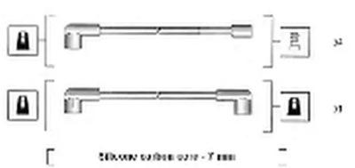 Magneti marelli провода зажигания 941245010808 фото №1