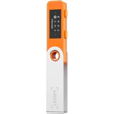 Nowy portfel BTC Ledger nano S PLUS pomarańczowy