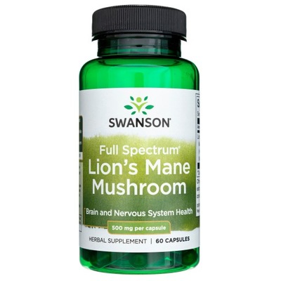 SWANSON KORALOVEC JEŽOVITÝ LION'S MANE 500 MG 60KAP