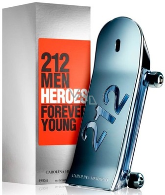 Carolina Herrera 212 Heroes Forever Young Men woda toaletowa spray 90ml EDT