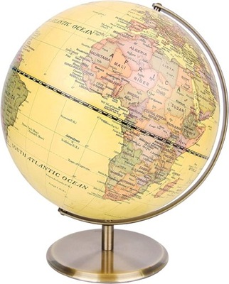 Globus świata antyczny globus metalowy 30 cm