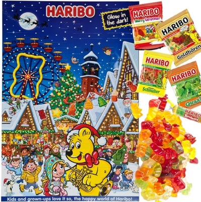 KALENDARZ ADWENTOWY HARIBO MIKOŁAJ 2023 ŚWIĘT