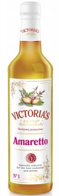 Syrop barmański Victoria's Amaretto 490 ml