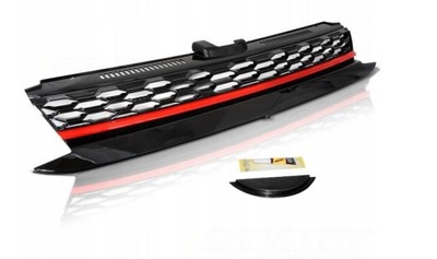 Решётка радиатора решётка радиатора vw golf 7 fl 17- gti look фото №1