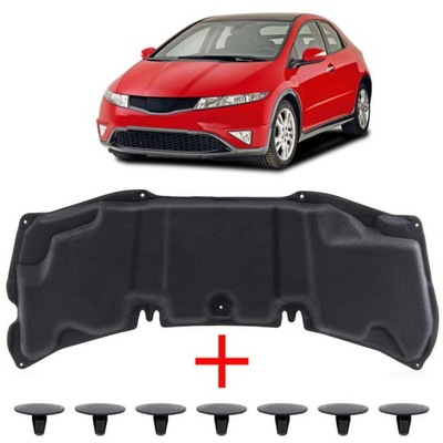 HONDA CIVIC VIII UFO 2006-2011 HATCHBACK ШУМОИЗОЛЯЦИЯ КАПОТА 74141SMGE01