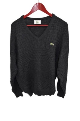 Lacoste sweter męski 6 wełna v-neck wełna knit XL