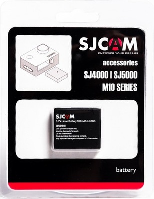 Akumulator SJCAM SJ4000 SJ5000 M10 900mAh