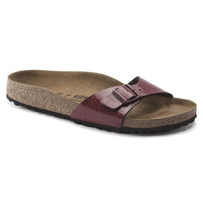 BIRKENSTOCK KLAPKI MADRID METALLIC MAROON 36