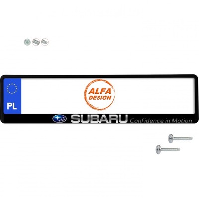 CUADRO TABLAS REJESTRACYJNEJ SUBARU MOTION 1 PIEZAS WKRETY REGALO  