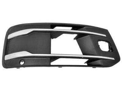 Решітка радіатора w бампері права audi q7, 2015- фото №1