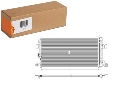 KONDENSATORIUS KONDICIONAVIMO AUDI Q5 2.0-3.0DH 06.16- NRF 