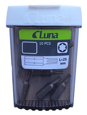 Groty bity Torx T20 (10 szt.) Luna