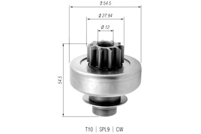 MAGNETI MARELLI BENDIX ARRANCADOR CITROEN PEUGEOT ROVER TATRA  