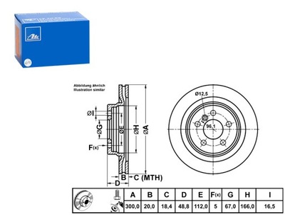 DISCOS DE FRENADO 2SZT. PARTE TRASERA BMW 1 F40 2 F45 2 GRAN CUPÉ F44 2 GRAN  