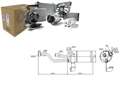 Осушувач кондиціонера ford c-max focus c-max focus фото №1