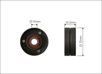 ROLLO TENSOR OPEL OMEGA B 2.5 DTI 2001-2003  