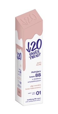 Under Twenty Krem Matujący BB 01 Jasny 60 ml