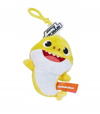 MASKOTKA ZAWIESZKA PORTFELIK BABY SHARK ZÓŁTY