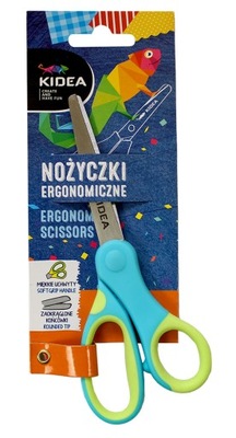 Nożyczki szkolne ergonomiczne Kidea