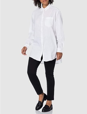 ESPRIT Bluzka koszulowa ze 100% bawełny XS