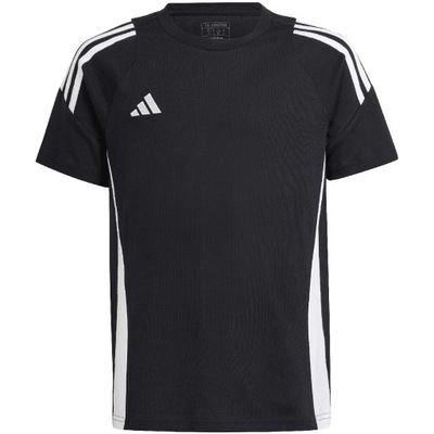 128cm Koszulka dla dzieci adidas Tiro 24 Sweat Tee czarna IJ9953 128cm