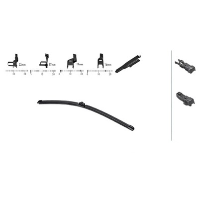 ESCOBILLAS HYDROCONNECT 580MM PARA JAGUAR XF XJ  