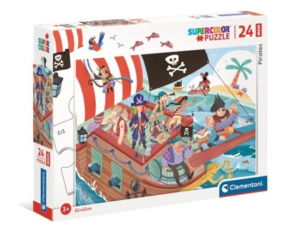 Pirates | Puzzle 24 el. Maxi | Clementoni