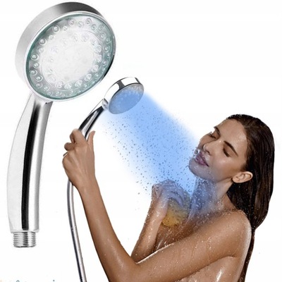 SZTOS słuchawka prysznicowa LED RGB do prysznica