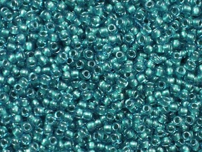 TOHO Round 11o-377 In-Col Lt Sapp-Metal Teal-10g